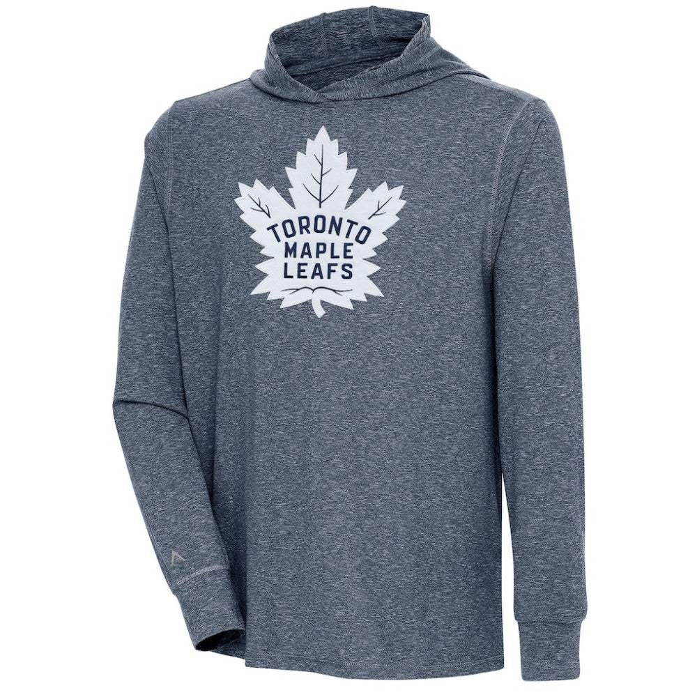 Toronto Maple Leafs - Antigua Saga Pullover Hoodie Heather Navy