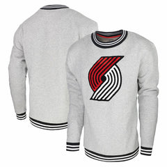 NBA - Portland Trail Blazers Stadium Essentials Club Level Pullover Sweatshirt - Heather Gray