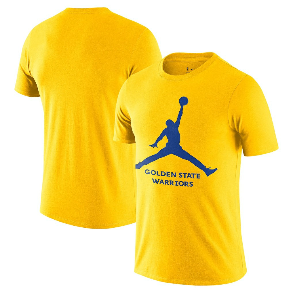 Nike - Golden State Warriors Essential Jumpman T-Shirt - Gold