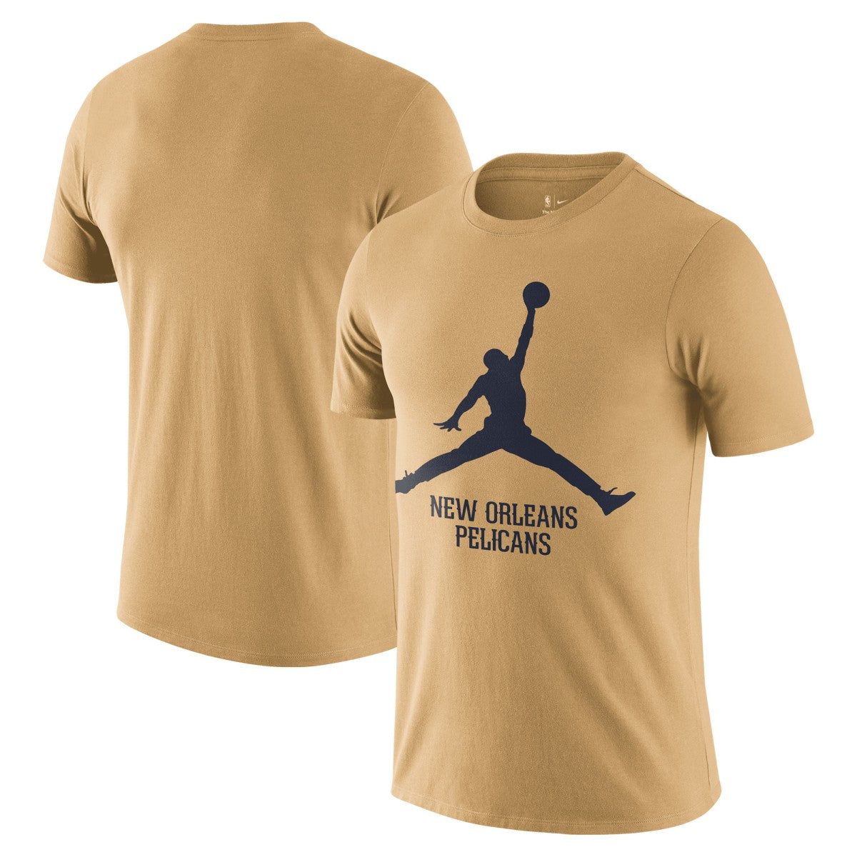 Nike - New Orleans Pelicans Essential Jumpman T-Shirt - Gold