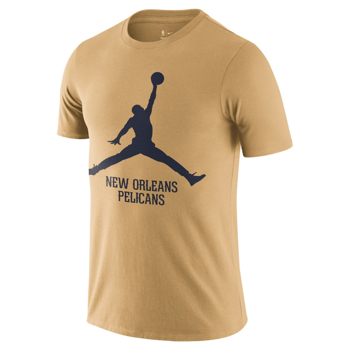 Nike - New Orleans Pelicans Essential Jumpman T-Shirt - Gold
