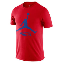 Nike - Philadelphia 76ers Essential Jumpman T-Shirt - Red
