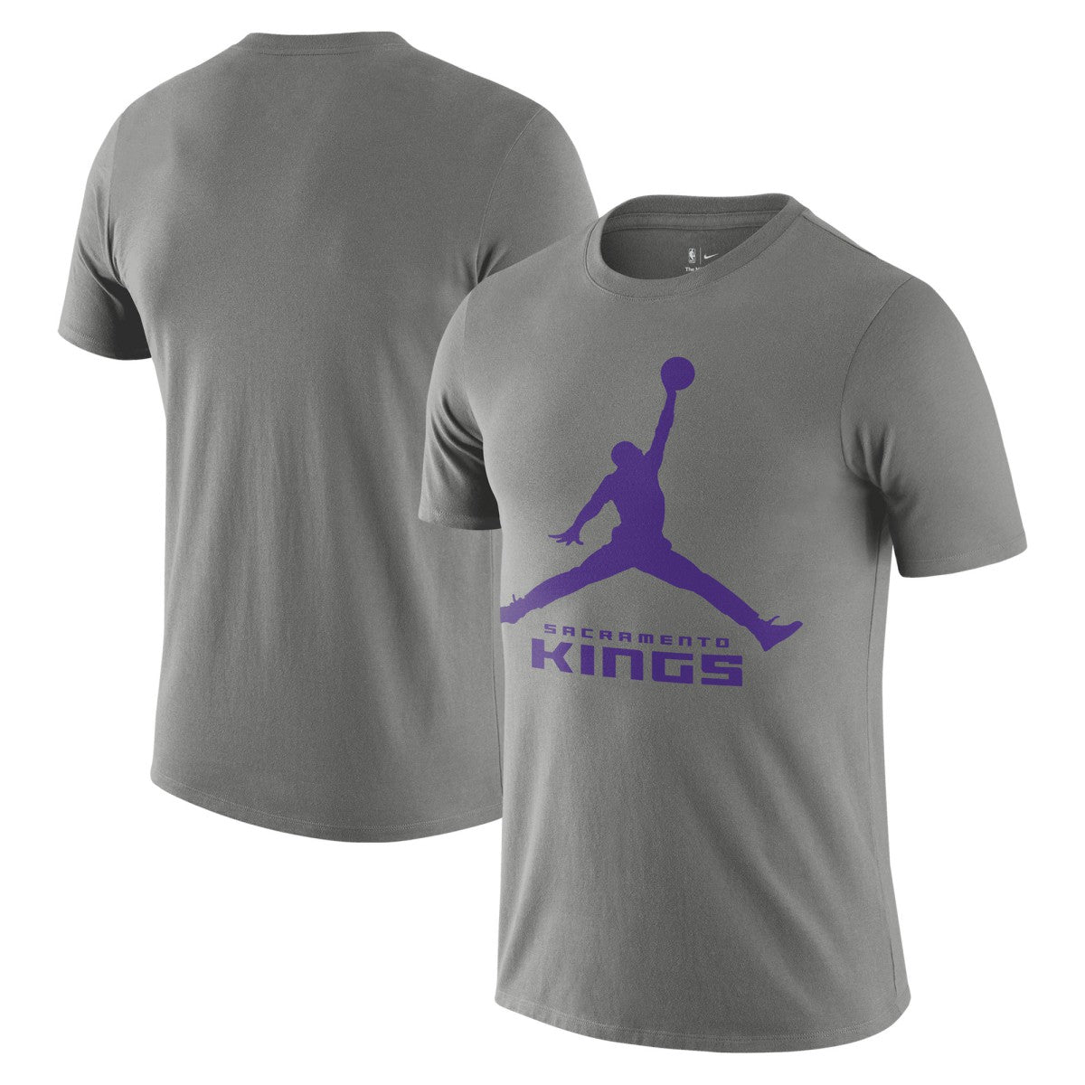 Nike - Sacramento Kings Essential Jumpman T-Shirt - Gray