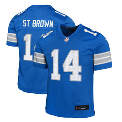 Amon-Ra St. Brown Detroit Lions Youth Game Jersey Blue - Nike