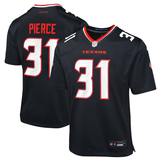 Dameon Pierce Houston Texans Youth Game Jersey - Navy | NFL Jerseys