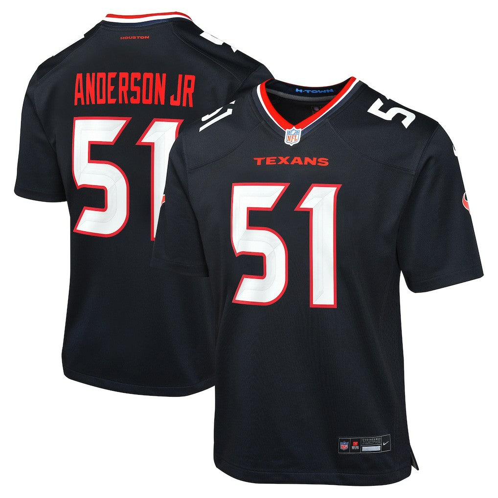 Will Anderson Jr. Houston Texans Youth Game Jersey Navy - Nike