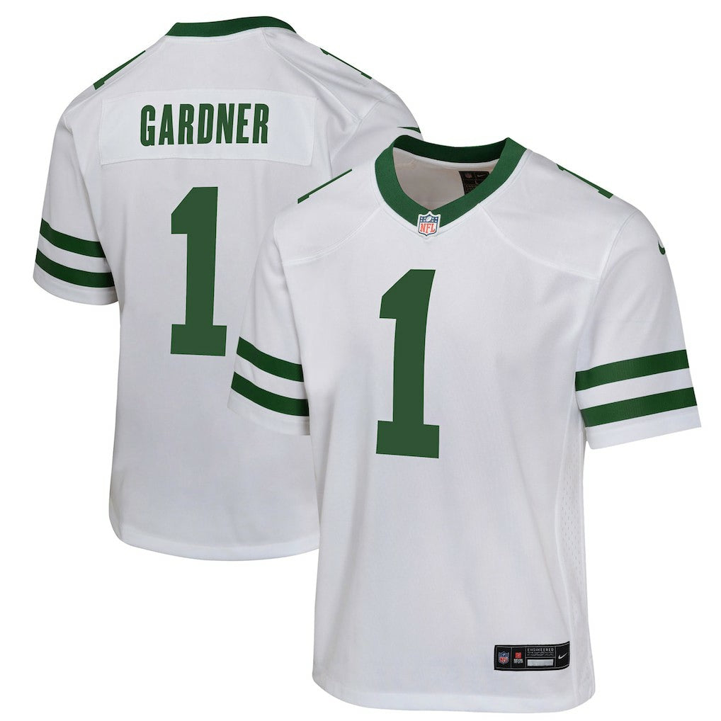 Ahmad Sauce Gardner New York Jets Youth Game Jersey White - Nike