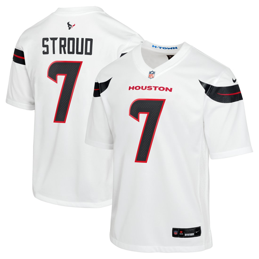 C.J. Stroud Houston Texans Youth Game Jersey - White | NFL Jerseys