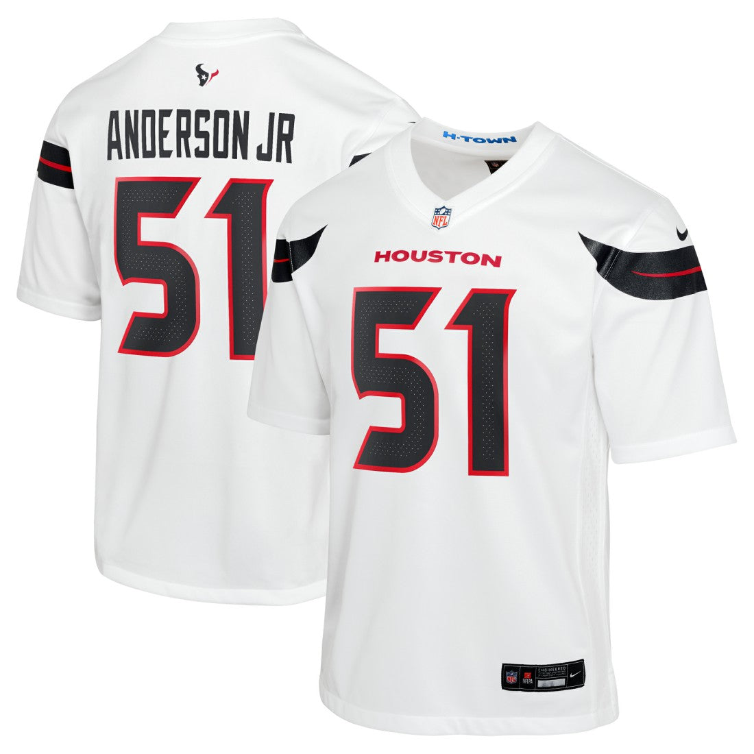 Will Anderson Jr. Houston Texans Youth Game Jersey White - Nike