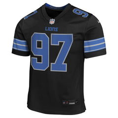 Aidan Hutchinson Detroit Lions Youth Game Jersey Black - Nike