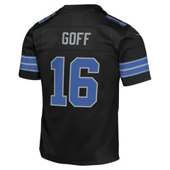 Jared Goff Detroit Lions Youth Game Jersey Black - Nike