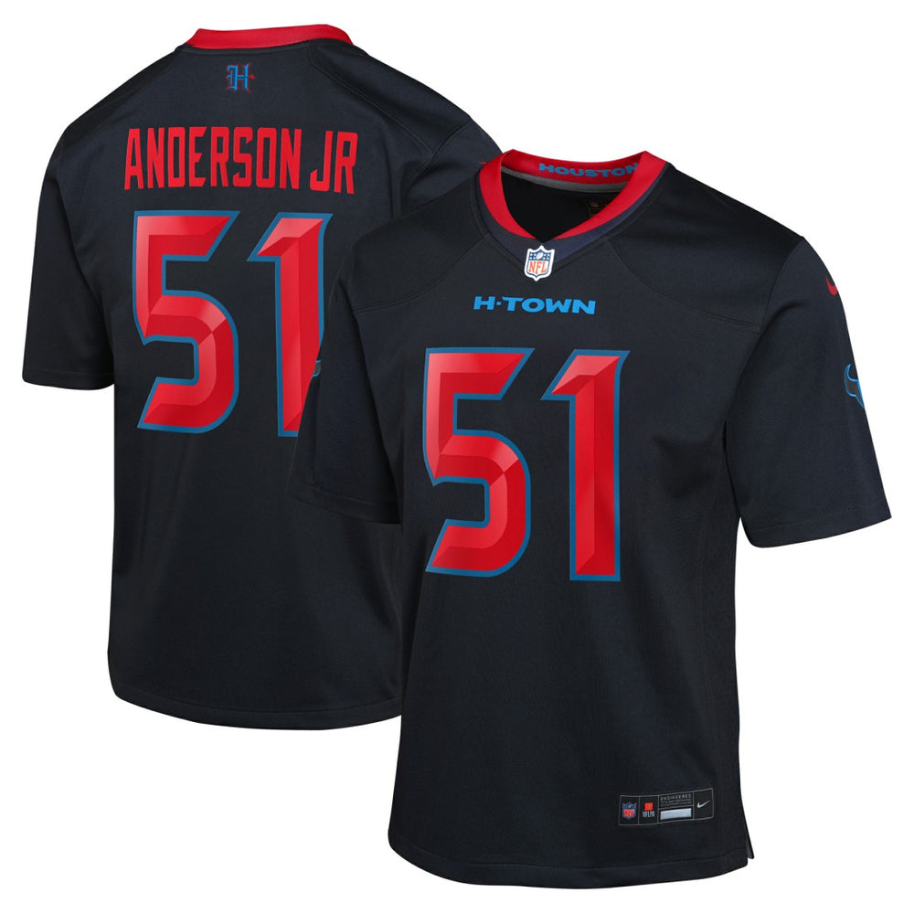 Will Anderson Jr. Houston Texans Youth Game Jersey Navy - Nike