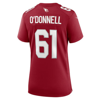 Carter O'Donnell Arizona Cardinals Women's Team Game Jersey - Cardinal | NFL Jerseys
