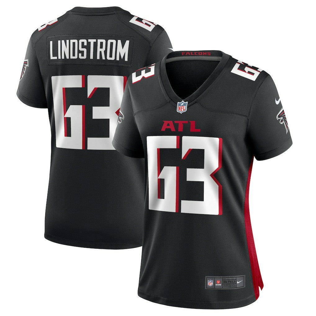 Chris Lindstrom Atlanta Falcons Women's Team Game Jersey Black - Nike