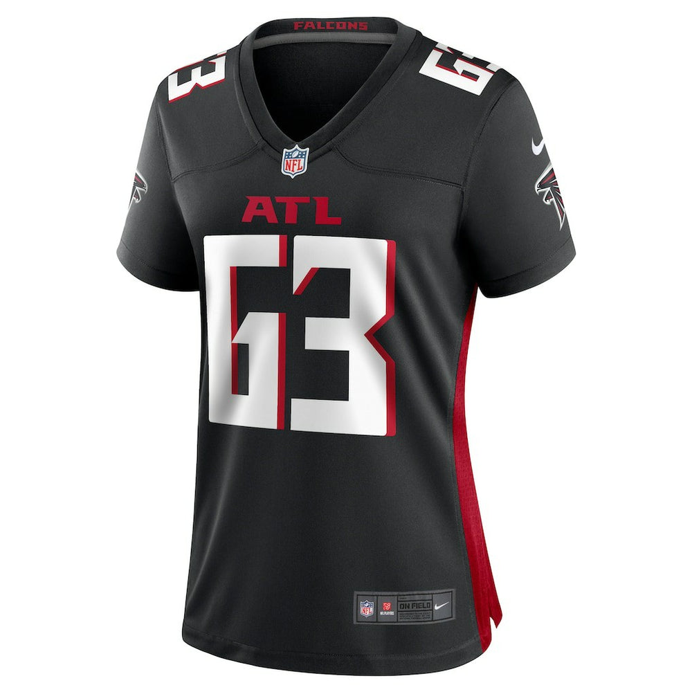 Chris Lindstrom Atlanta Falcons Women's Team Game Jersey Black - Nike