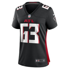 Chris Lindstrom Atlanta Falcons Women's Team Game Jersey Black - Nike