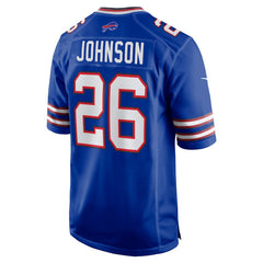 Ty Johnson Buffalo Bills Team Game Jersey Royal - Nike