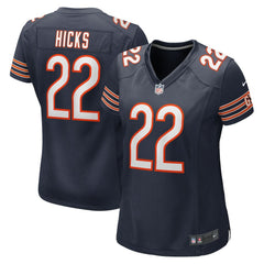 Elijah Hicks Chicago Bears Women's Team Game Jersey Navy - Nike