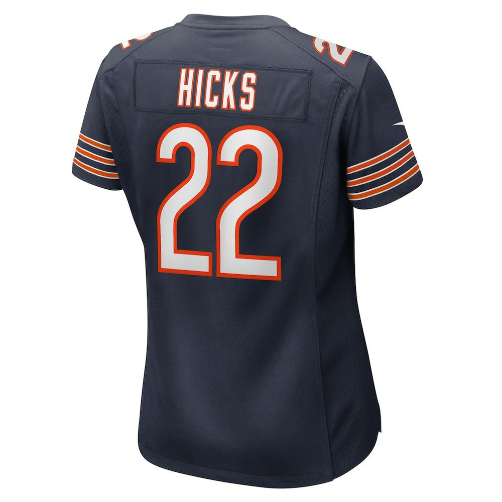 Elijah Hicks Chicago Bears Women's Team Game Jersey Navy - Nike