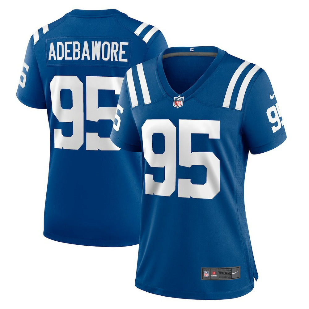 Adetomiwa Adebawore Indianapolis Colts Women's Team Game Jersey Royal - Nike