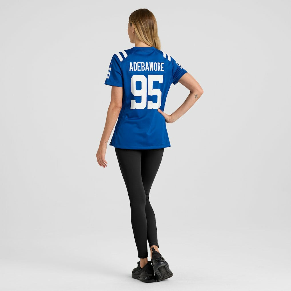 Adetomiwa Adebawore Indianapolis Colts Women's Team Game Jersey - Royal | NFL Jerseys