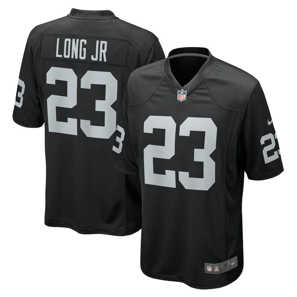 David Long Jr. Las Vegas Raiders Team Game Jersey Black - Nike