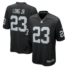 David Long Jr. Las Vegas Raiders Team Game Jersey Black - Nike
