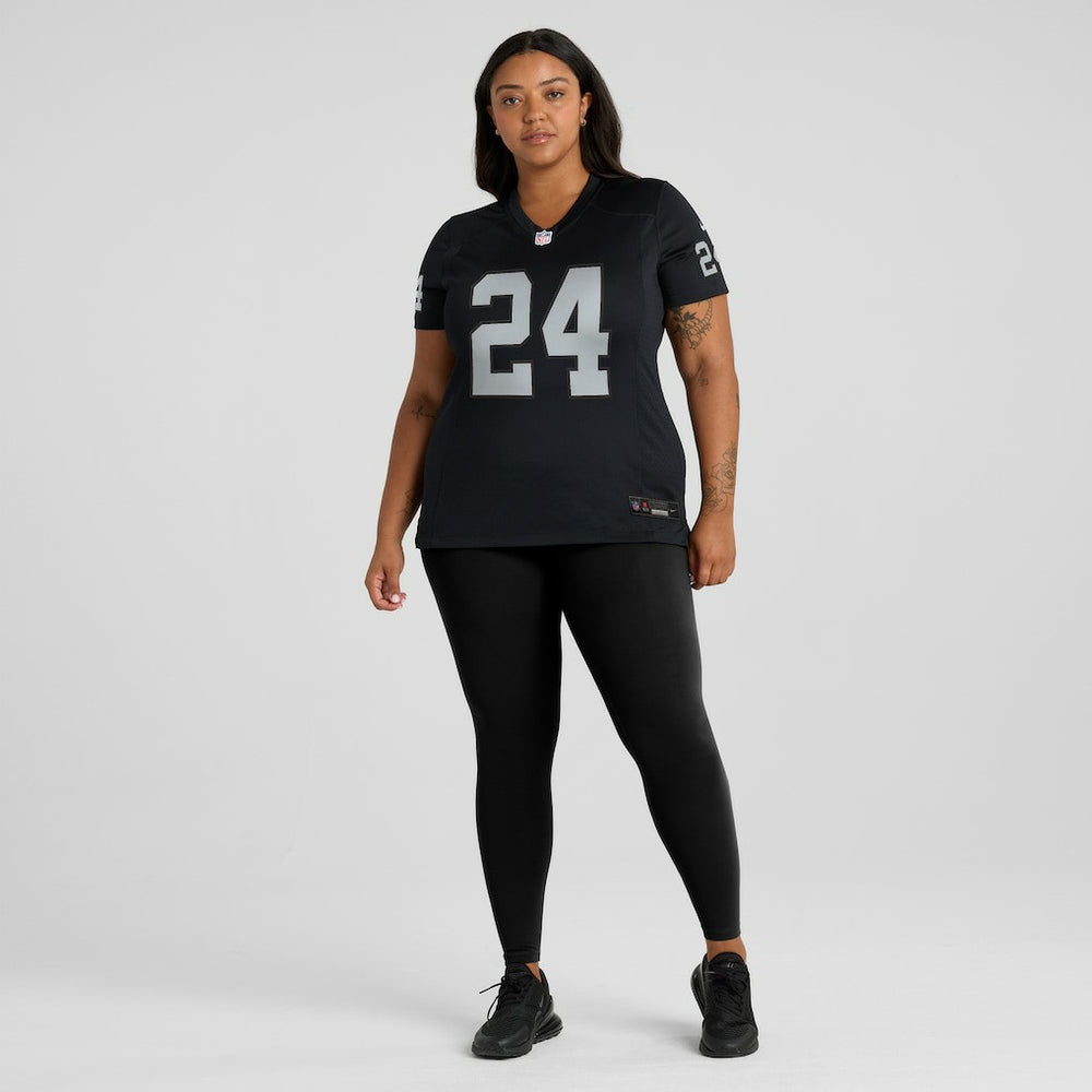 Marcus Peters Las Vegas Raiders Women's Team Game Jersey Black - Nike
