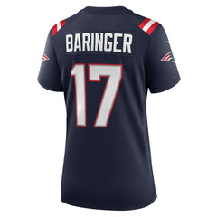 Bryce Baringer New England Patriots Women's Game Jersey Navy - Nike