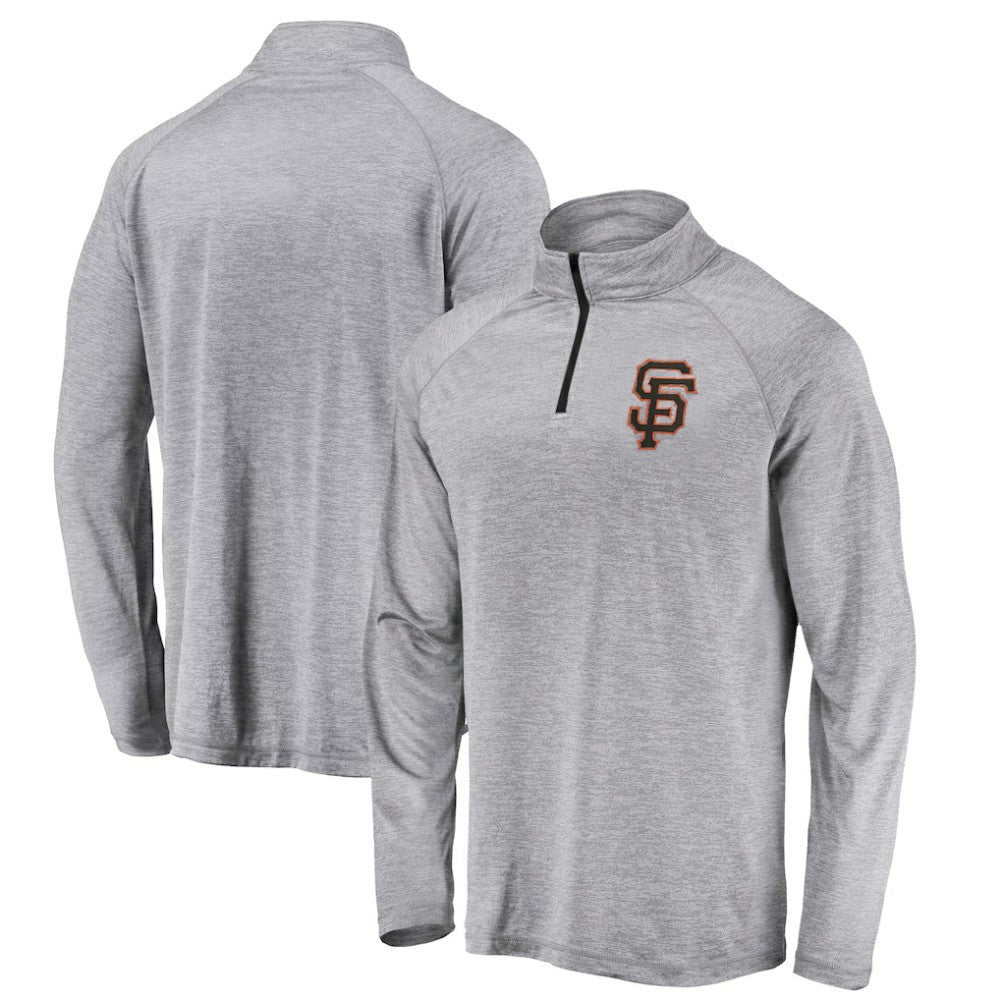San Francisco Giants Profile Big & Tall Raglan Quarter-Zip Top discount