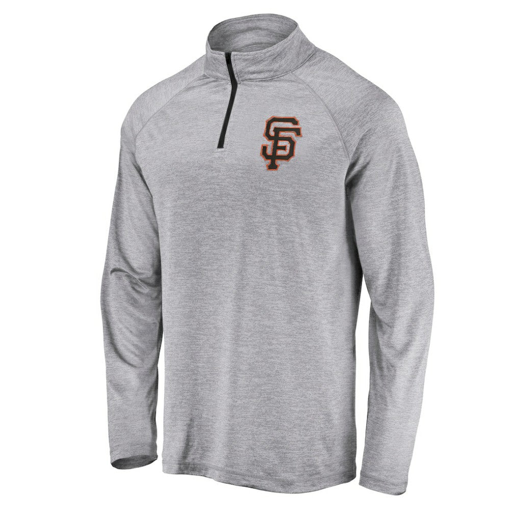 San Francisco Giants Profile Big & Tall Raglan Quarter-Zip Top discount