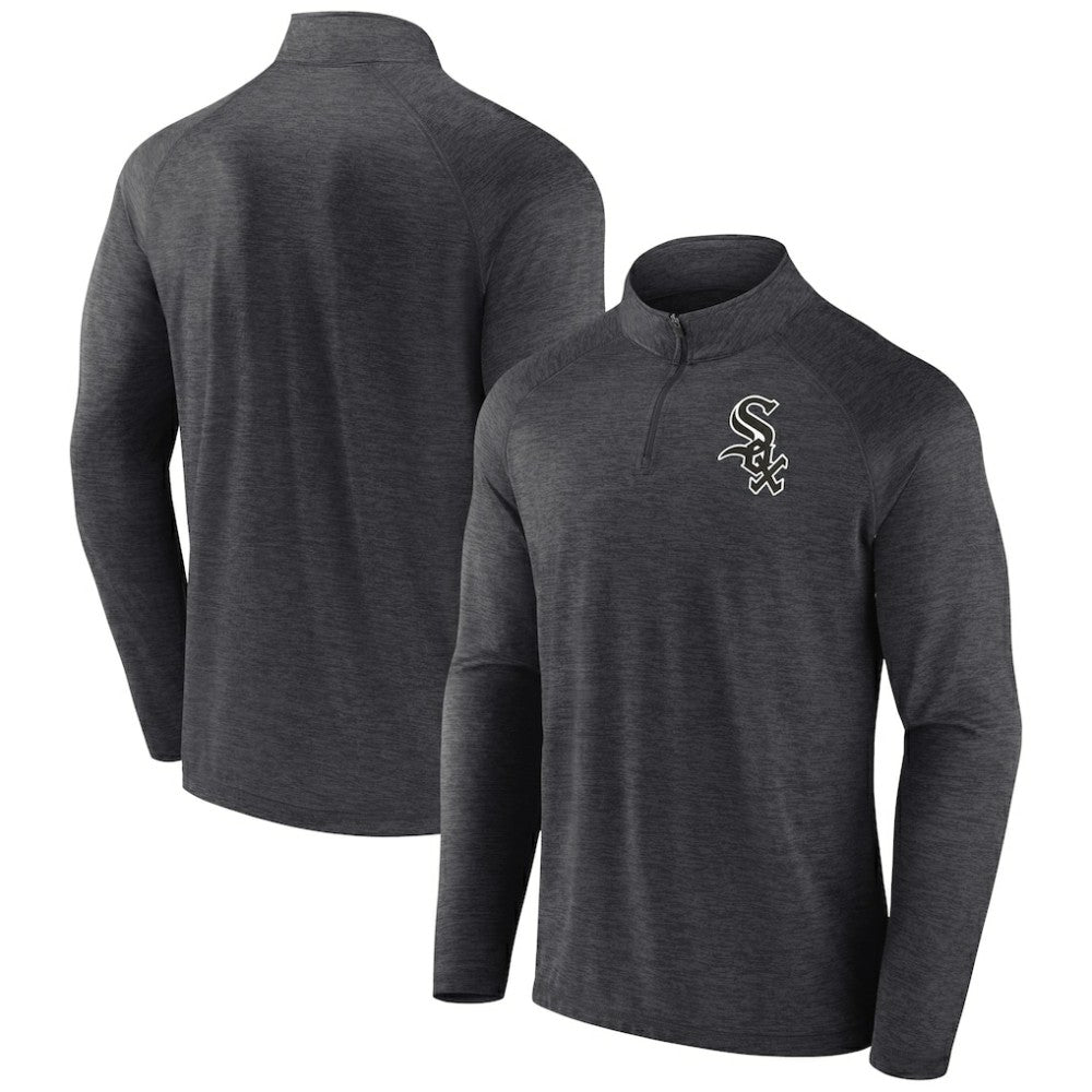 Chicago White Sox Profile Big & Tall Raglan Quarter-Zip Top On Sale