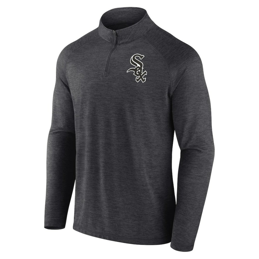 Chicago White Sox Profile Big & Tall Raglan Quarter-Zip Top On Sale
