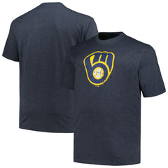 Milwaukee Brewers Profile Big & Tall Weathered Logo T-Shirt Online