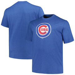 Chicago Cubs Profile Big & Tall Weathered Logo T-Shirt Lifestyle