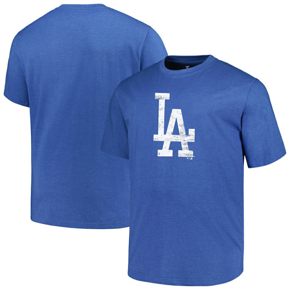 Los Angeles Dodgers Profile Big & Tall Weathered Logo T-Shirt Clearance