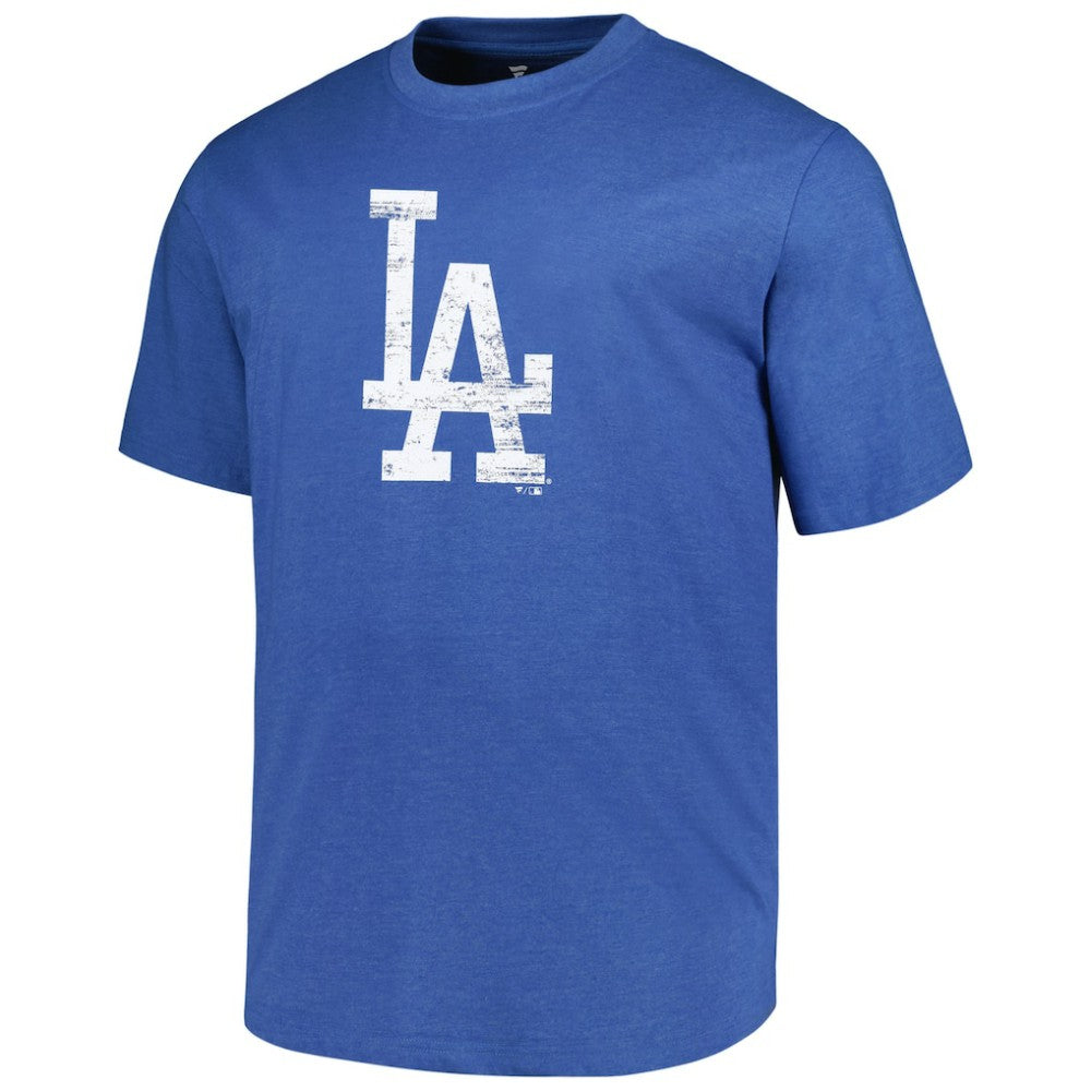 Los Angeles Dodgers Profile Big & Tall Weathered Logo T-Shirt Clearance