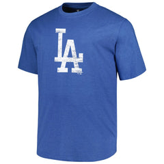 Los Angeles Dodgers Profile Big & Tall Weathered Logo T-Shirt Clearance