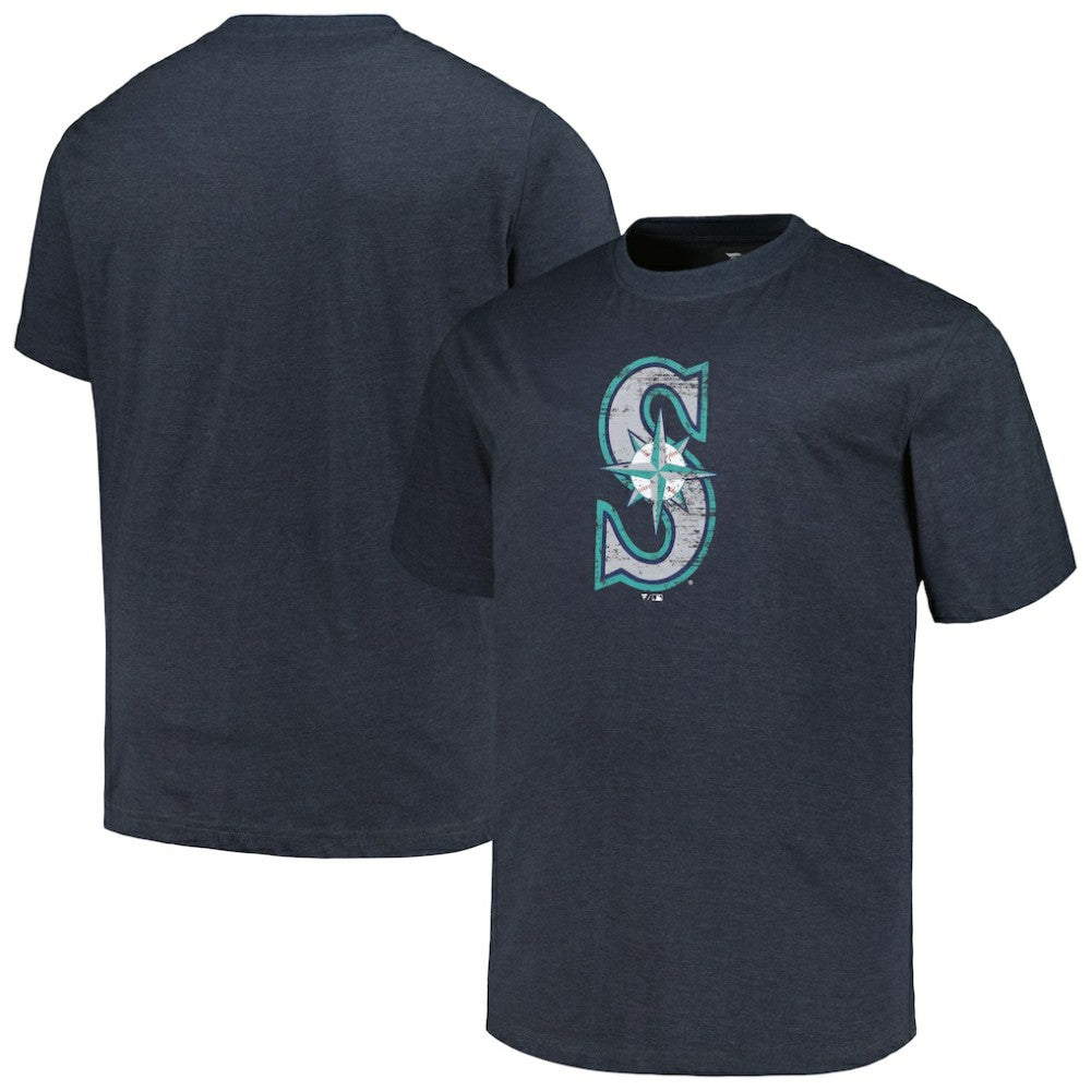 Seattle Mariners Profile Big & Tall Weathered Logo T-Shirt discount