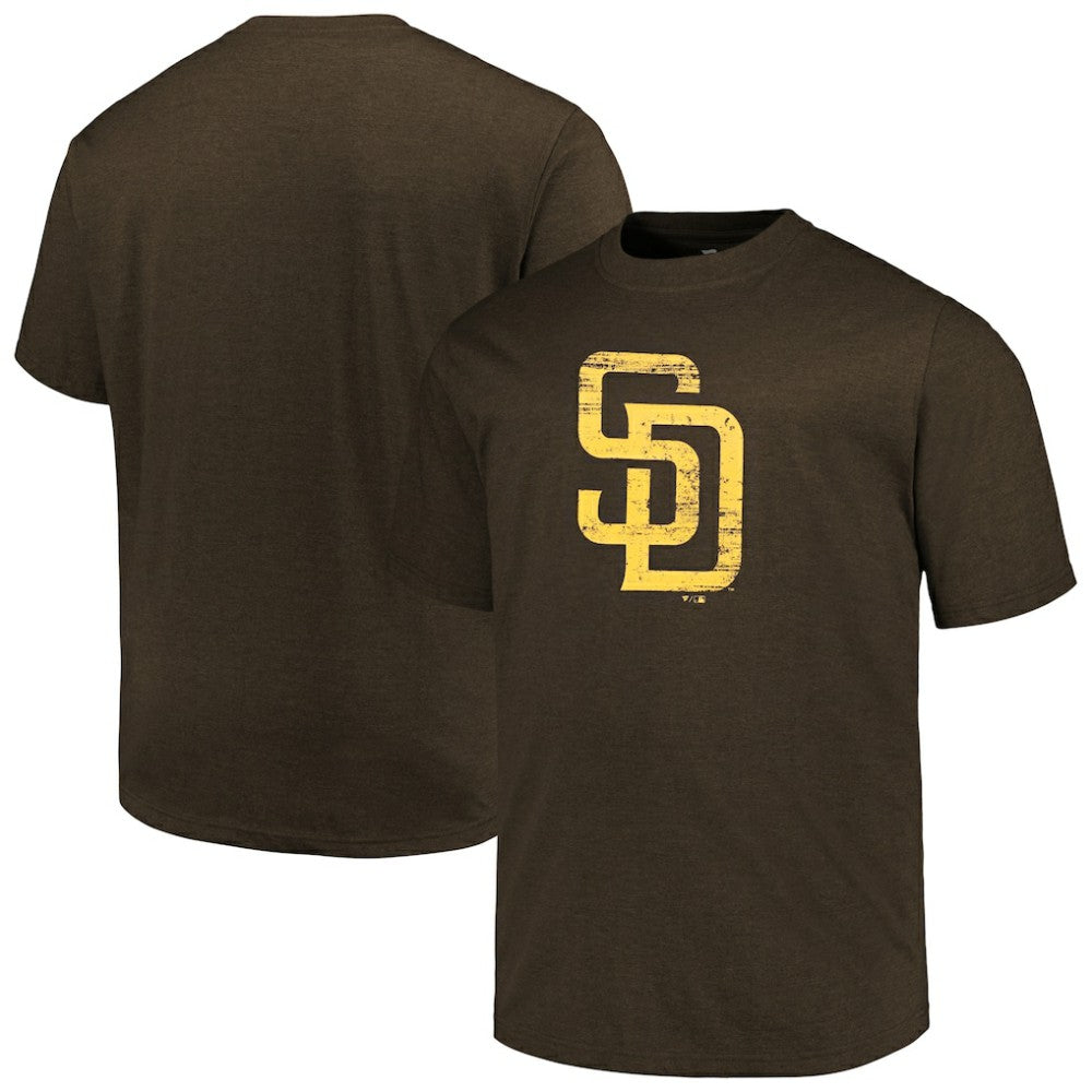 San Diego Padres Profile Big & Tall Weathered Logo T-Shirt Online