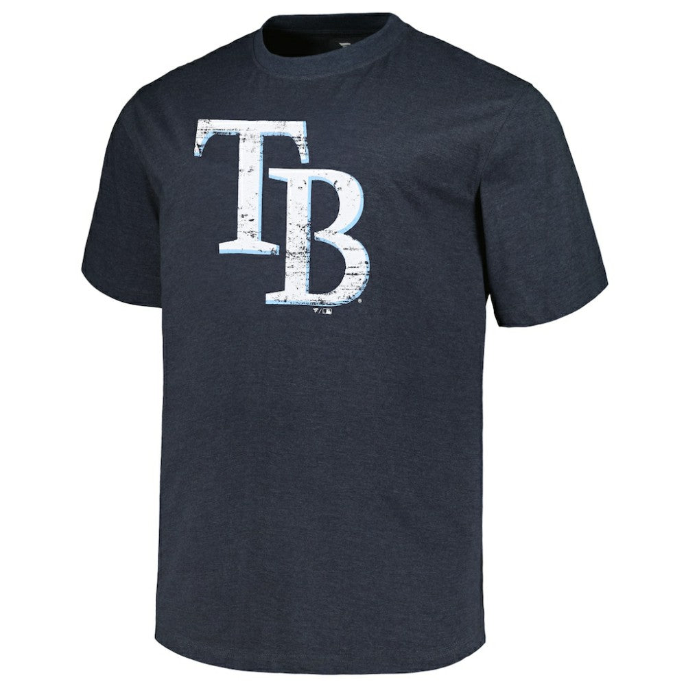 Tampa Bay Rays Profile Big & Tall Weathered Logo T-Shirt for sale