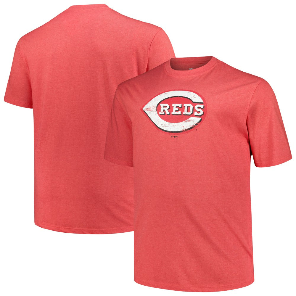 Cincinnati Reds Profile Big & Tall Weathered Logo T-Shirt Online