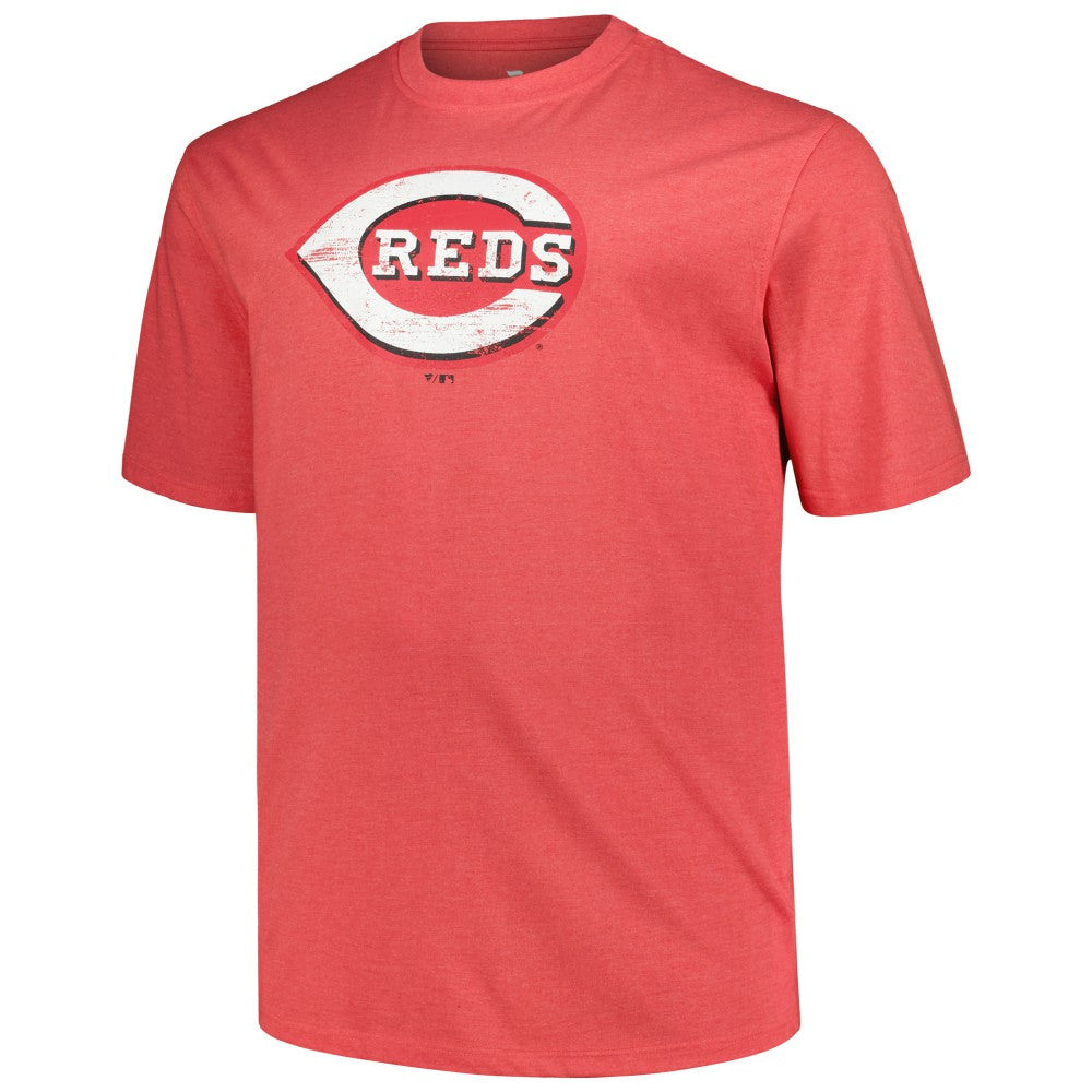 Cincinnati Reds Profile Big & Tall Weathered Logo T-Shirt Online