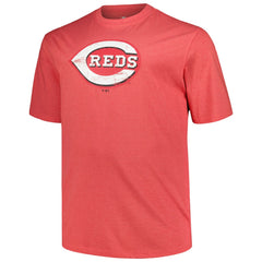 Cincinnati Reds Profile Big & Tall Weathered Logo T-Shirt Online