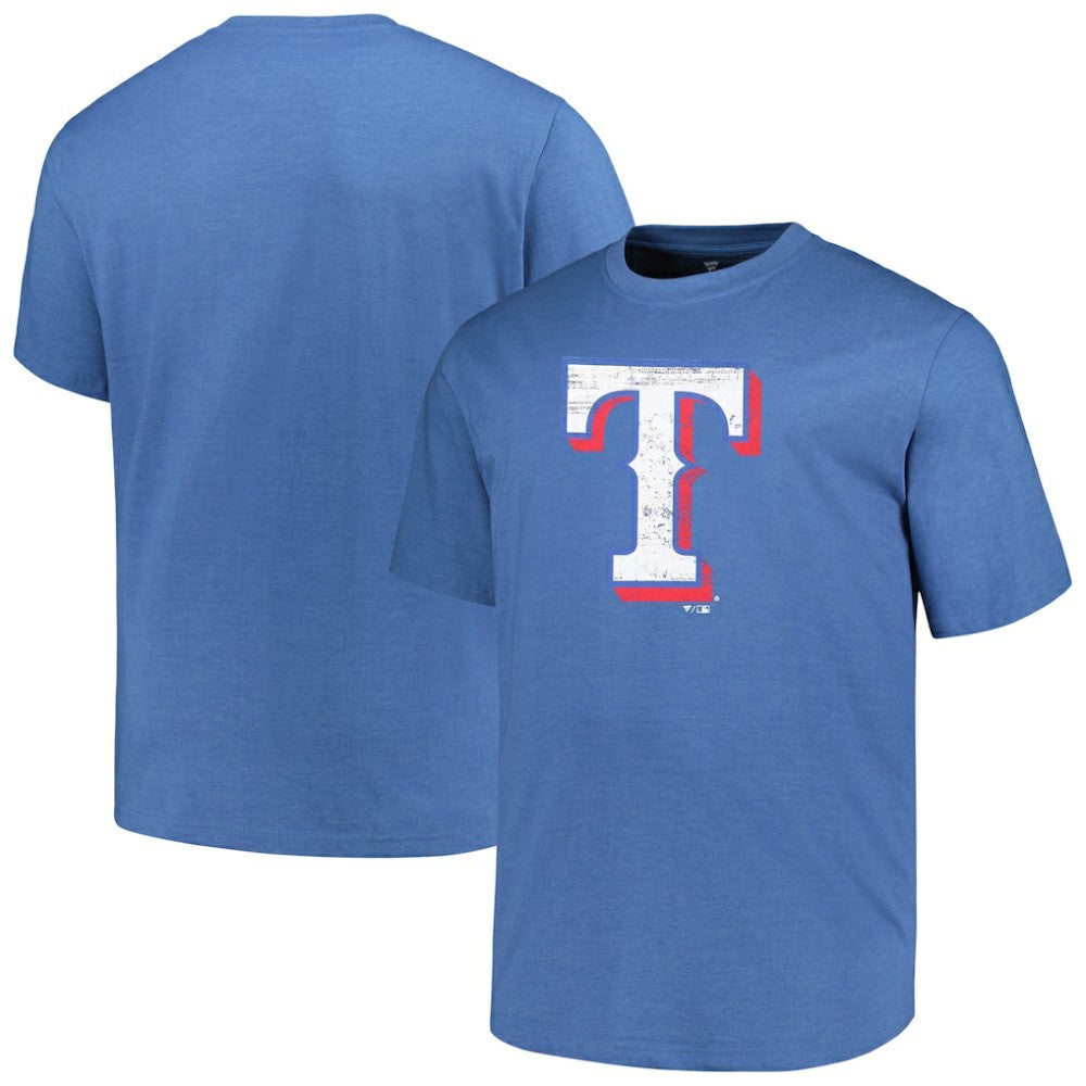 Texas Rangers Profile Big & Tall Weathered Logo T-Shirt Sale