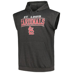 St. Louis Cardinals Profile Big & Tall Muscle Sleeveless Pullover Hoodie On Sale