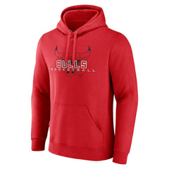 NBA - Chicago Bulls Stellar Personalized Name & Number Pullover Hoodie - Red