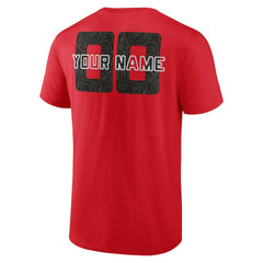 NBA - Chicago Bulls Stellar Personalized Name & Number T-Shirt - Red