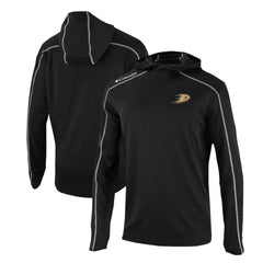 Anaheim Ducks - Columbia Omni-Wick Shotgun Long Sleeve Hoodie T-Shirt Black