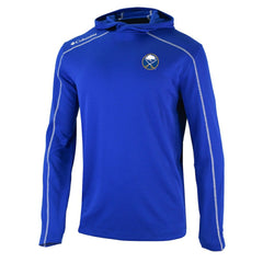 Buffalo Sabres - Columbia Omni-Wick Shotgun Long Sleeve Hoodie T-Shirt Blue